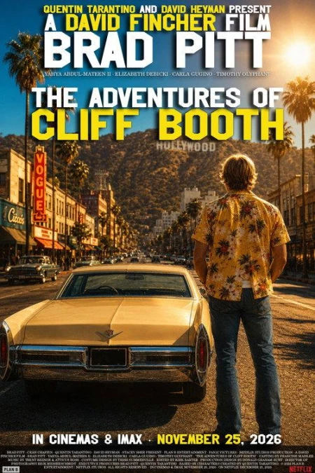 Cliff Booth regresa: Netflix revela el título oficial de la nueva película de Brad Pitt